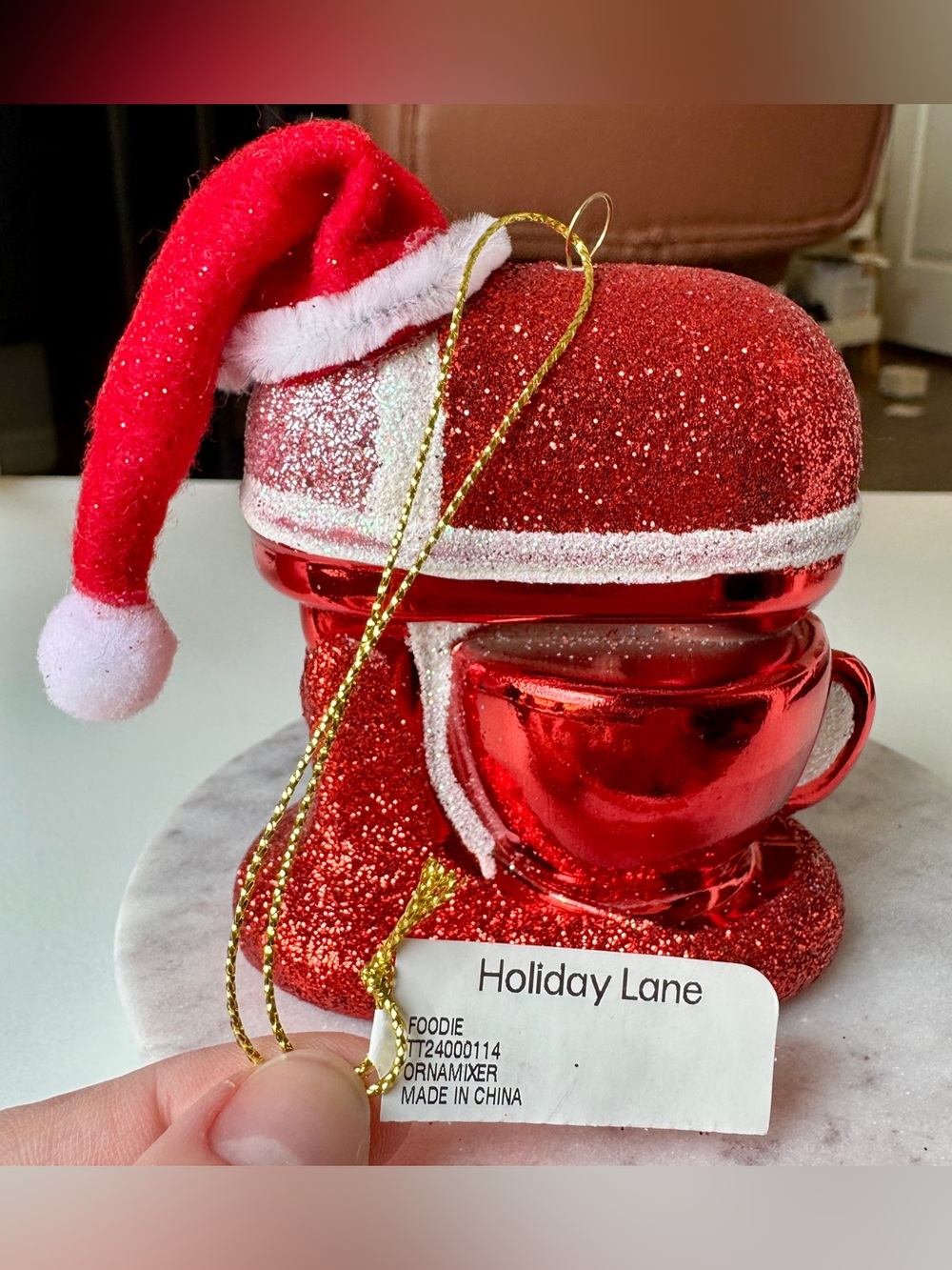 Limited Edition Macy’s Holiday Lane Foodie Collection Red Stand Mixer Ornament